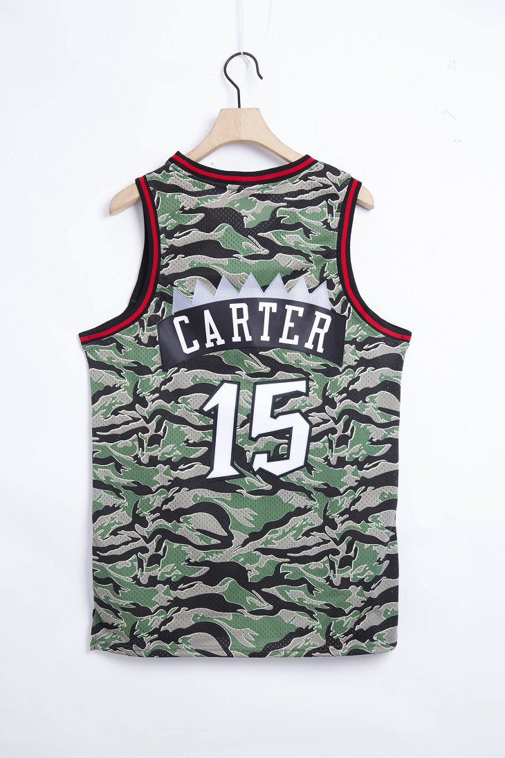 Men Toronto Raptors #15 Carter Camo 2021 NBA Jersey->toronto raptors->NBA Jersey